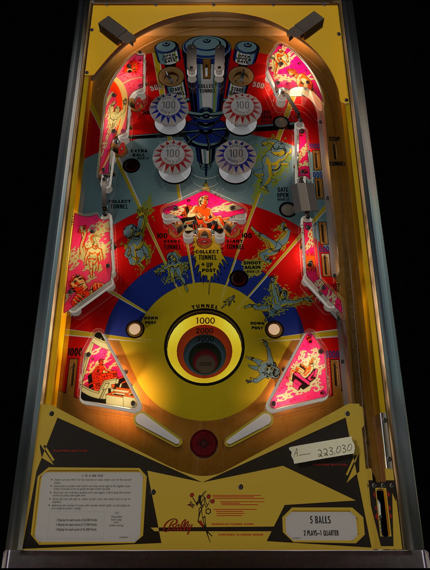 Space Time / Time Zone playfield